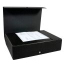 ELBA Heftbox 8,5 cm schwarz marmoriert, 1 St.