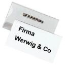 DURABLE Namensschilder mit Nadel 7,5 x 4,0 cm, 100 St.
