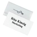 DURABLE Namensschilder mit Nadel 7,5 x 4,0 cm, 100 St.