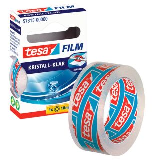 tesa KRISTALL-KLAR Klebefilm transparent 15,0 mm x 10,0 m 1 Rolle