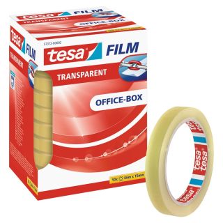tesa OFFICE-BOX Klebefilm transparent 15,0 mm x 66,0 m 10 Rollen