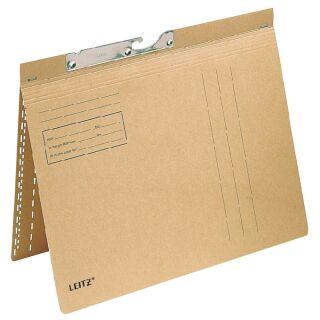 LEITZ Pendelhefter 2114 Karton naturbraun DIN A4 1x kaufmännische Heftung, 50 St.