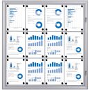 Showdown® Displays Schaukasten S alu 12x DIN A4 96,1...