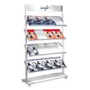 Kerkmann Prospektregal silber DIN A4 98,5 x 30,0 x 165,0...