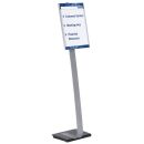 DURABLE Infoständer silber DIN A3 36,0 x 109,0 x...