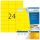 HERMA Etiketten 4406 gelb 70,0 x 37,0 mm, 100 Blatt