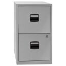 BISLEY Home PFA 2 Hängeregistraturschrank silber 2...