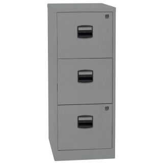BISLEY Home PFA 3 Hängeregistraturschrank silber 3 Schubladen 41,3 x 40,0 x 101,5 cm, 1 St.