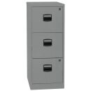 BISLEY Home PFA 3 Hängeregistraturschrank silber 3...