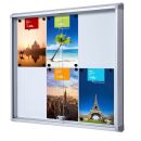 Showdown® Displays Schaukasten SL B1 silber 6x DIN A4...
