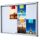 Showdown® Displays Schaukasten SL B1 silber 8x DIN A4 94,0 x 5,9 x 67,5 cm, 1 St.