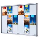 Showdown® Displays Schaukasten SL B1 silber 18x DIN...