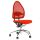 Topstar Bürostuhl Open Base, J4900S01 Stoff rot, Gestell alu
