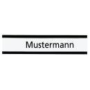 FRANKEN Etikettenhalter magnetisch braun 6,0 x 1,5 cm, 10...