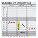 FRANKEN JetKalender® 703 Jahresplaner, Monatseinteilung 90,0 x 60,0 cm