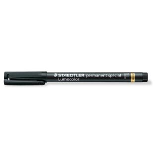 STAEDTLER Lumocolor special Folienstift schwarz 0,6 mm permanent, 1 St.