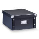 Zeller Aufbewahrungsbox 9,6 l schwarz 26,0 x 31,0 x 14,0 cm