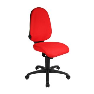 Topstar Bürostuhl Syncro Pro 5, S500 G21S Stoff rot, Gestell schwarz