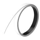 FRANKEN Magnetband weiß 1,0 cm x 1,0 m, 1 St.