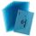 herlitz Sichthüllen DIN A4 blau genarbt 0,19 mm, 10 St.