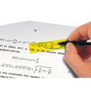 SIGEL Haftmarker transparent mit Clip Haftmarker farbsortiert 5x 25 Streifen