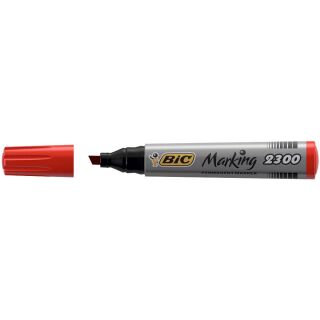 BIC MARKING® 2300 ECOlutions® Permanentmarker rot 3,7 - 5,5 mm, 1 St.