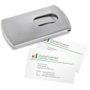SIGEL Visitenkartenetui silber, für bis zu 12...