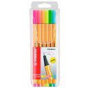 STABILO point 88 NEON Fineliner farbsortiert 0,4 mm, 6 St.