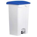 helit Mülleimer 90,0 l weiß, blau, 1 St.