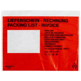 docuFIX® CLASSIC Lieferscheintaschen plus Kunststoff DIN C5 250 St.