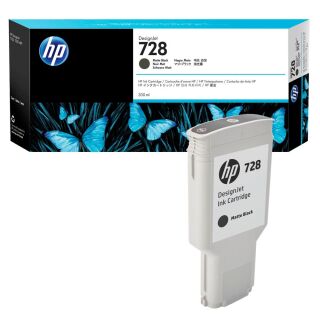 HP 728(F9J68A) schwarz matt Druckerpatrone