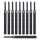 LABEL THE CABLE Klettkabelbinder BASIC STRAPS schwarz 17,0 cm x 1,4 cm, 10 St.