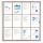 Showdown® Displays Schaukasten Economy XS Kork silber 12x DIN A4 93,1 x 2,6 x 96,3 cm, 1 St.