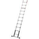 Hailo Teleskopleiter FLEXLINE silber 11 Sprossen, H:...