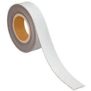 MAUL Magnetband weiß 4,0 cm x 10,0 m, 1 Rolle