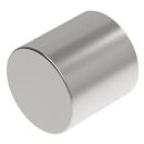 MAUL Magnete silber, Metall Ø 1,0 x 1,0 cm, 4 St.