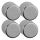 MAUL Magnete silber, Metall Ø 1,0 x 1,0 cm, 4 St.