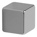 MAUL Magnete silber, Metall 1,0 x 1,0 x 1,0 cm, 4 St.