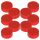 MAUL Magnete rot, Kunststoff Ø 3,4 x 1,4 cm, 10 St.