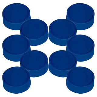 MAUL Magnete blau, Kunststoff Ø 3,4 x 1,4 cm, 10 St.