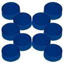 MAUL Magnete blau, Kunststoff Ø 3,4 x 1,4 cm, 10 St.