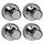 MAUL Kegelmagnete silber, Metall Ø 2,0 x 2,3 cm, 4 St.