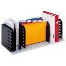 styro Sortierstation styrorac grau/schwarz mit 7...
