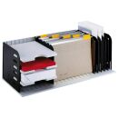 styro Sortierstation styrorac grau/schwarz mit 7...