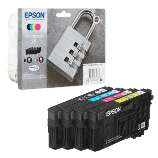 EPSON 35 / T3586 (Vorhängeschloss) schwarz, cyan, magenta, gelb Druckerpatronen, 4er-Set
