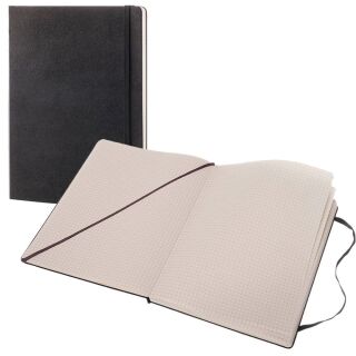 MOLESKINE Notizbuch Classic Collection fester Einband ca. DIN A4 kariert, schwarz Hardcover 192 Seiten, 1 St.