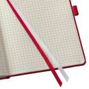 SIGEL Notizbuch Conceptum® ca. DIN A5 kariert, rot Hardcover 194 Seiten, 1 St.