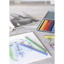 FABER-CASTELL POLYCHROMOS Buntstifte farbsortiert, 24 St.