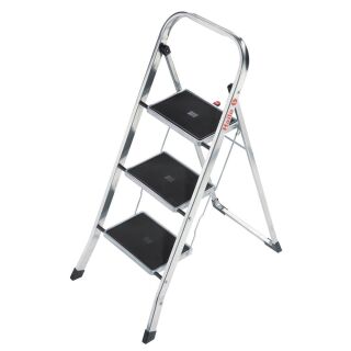 Hailo Klapptritt K70 StandardLine silber 3 Stufen, H: 106,0 cm