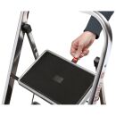 Hailo Klapptritt K70 StandardLine silber 3 Stufen, H: 106,0 cm